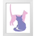 thumbnail image 1 of Allen, Kimberly 26x32 White Modern Wood Framed Museum Art Print Titled - Cats Cats 2, 1 of 4