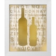thumbnail image 1 of Allen, Kimberly 26x32 White Modern Wood Framed Museum Art Print Titled - Golden Wine Silhouette 2, 1 of 4
