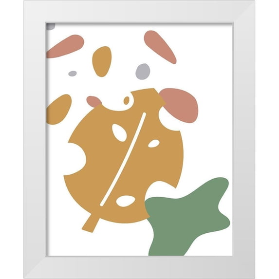 Allen, Kimberly 26x32 White Modern Wood Framed Museum Art Print Titled - Organic 3