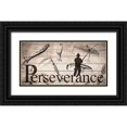 thumbnail image 1 of Allen, Kimberly 32x18 Black Ornate Wood Framed with Double Matting Museum Art Print Titled - Perseverance Fishing, 1 of 4