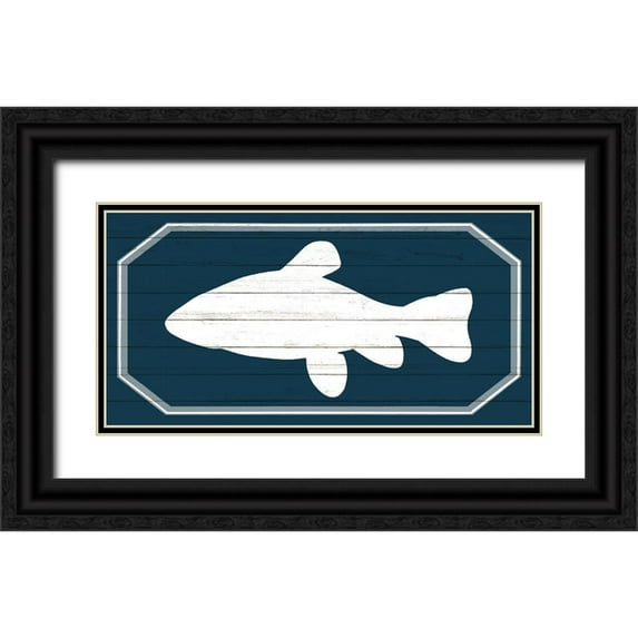 Allen, Kimberly 32x18 Black Ornate Wood Framed with Double Matting Museum Art Print Titled - To the Lodge 8