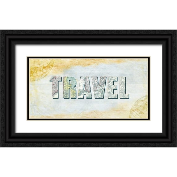 Allen, Kimberly 32x18 Black Ornate Wood Framed with Double Matting Museum Art Print Titled - Wander 5
