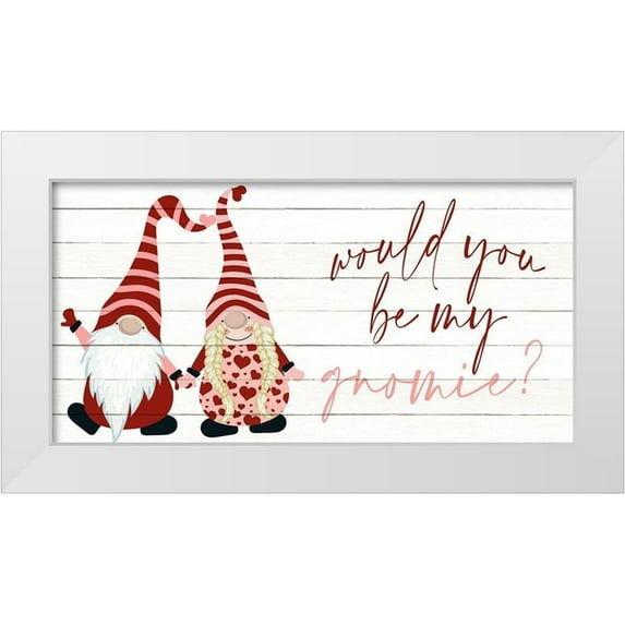 Allen, Kimberly 32x18 White Modern Wood Framed Museum Art Print Titled - Gnomie