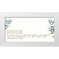 thumbnail image 1 of Allen, Kimberly 32x18 White Modern Wood Framed Museum Art Print Titled - Gratitude Definition, 1 of 4