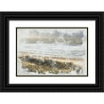 thumbnail image 1 of Allen, Kimberly 32x23 Black Ornate Wood Framed with Double Matting Museum Art Print Titled - Beach Wave, 1 of 4