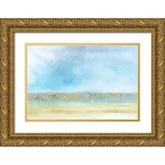 Allen, Kimberly 32x23 Gold Ornate Wood Framed with Double Matting Museum Art Print Titled - Sea Breeze