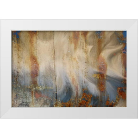 Allen, Kimberly 32x23 White Modern Wood Framed Museum Art Print Titled - Rusty Breeze