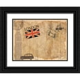 thumbnail image 1 of Allen, Kimberly 32x25 Black Ornate Wood Framed with Double Matting Museum Art Print Titled - Post Card London, 1 of 4