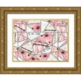 thumbnail image 1 of Allen, Kimberly 32x25 Gold Ornate Wood Framed with Double Matting Museum Art Print Titled - You Are Pink, 1 of 4