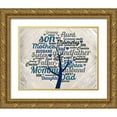 thumbnail image 1 of Allen, Kimberly 32x26 Gold Ornate Wood Framed with Double Matting Museum Art Print Titled - Family Tree B, 1 of 4