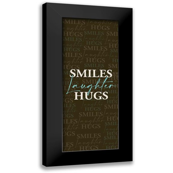 Allen, Kimberly 8x14 Black Modern Framed Museum Art Print Titled - Smiles