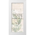 thumbnail image 1 of Allen, Kimberly 8x14 White Modern Wood Framed Museum Art Print Titled - Breathe Unwind Panel, 1 of 4