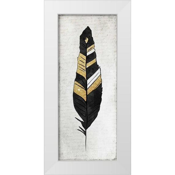 Allen, Kimberly 8x14 White Modern Wood Framed Museum Art Print Titled - Feathered Griffin 3