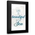thumbnail image 1 of Allen, Kimberly 9x14 Black Modern Framed Museum Art Print Titled - By the Sea 1, 1 of 5