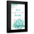 thumbnail image 1 of Allen, Kimberly 9x14 Black Modern Framed Museum Art Print Titled - Relax Recharge 1, 1 of 5
