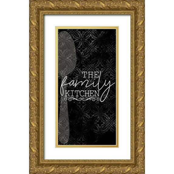Allen, Kimberly 9x14 Gold Ornate Wood Framed with Double Matting Museum Art Print Titled - Family Kitchen 1