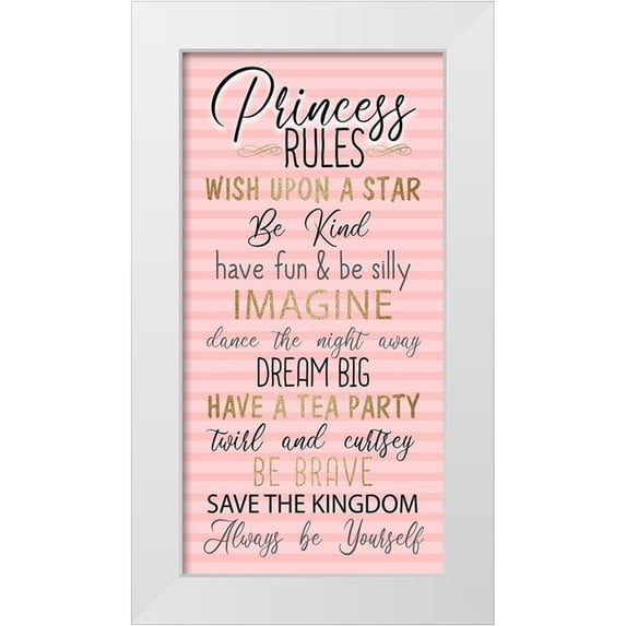 Allen, Kimberly 9x14 White Modern Wood Framed Museum Art Print Titled - Little Princess 5