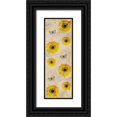 thumbnail image 1 of Allen, Kimberly 9x18 Black Ornate Wood Framed with Double Matting Museum Art Print Titled - Vintage Sunflowers, 1 of 4