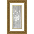 thumbnail image 1 of Allen, Kimberly 9x18 Gold Ornate Wood Framed with Double Matting Museum Art Print Titled - Botanical Wood 3, 1 of 4