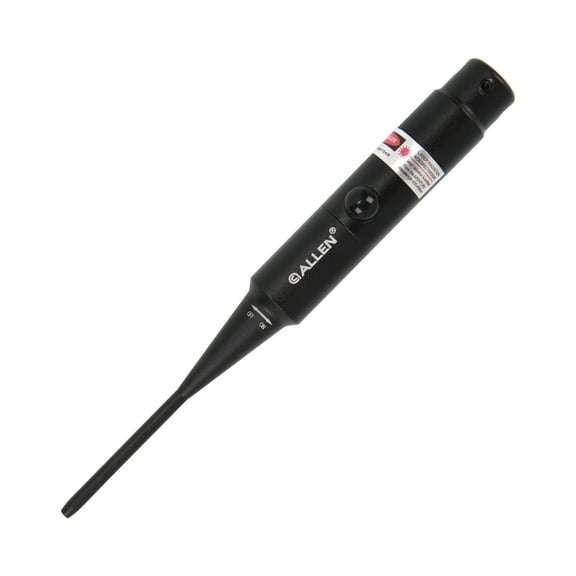 Allen Laser Bore Sighter, Multi-Caliber Plus 12 Gauge Shotgun, Adjustable Calibers