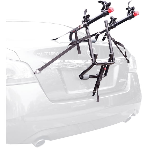 Allen Sports Deluxe 2-Bike Trunk Mount Bike Rack, model 102DN, 35 lbs per bike capacity