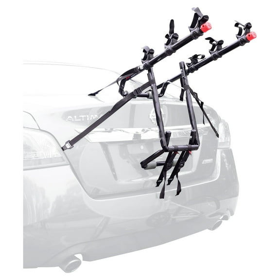 Allen Sports Deluxe 3-Bicycle Trunk Mounted Bike Rack Carrier, Model 103DN, Black