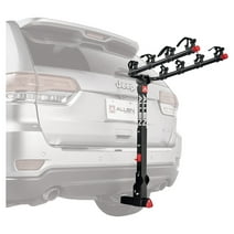 Allen Sports Deluxe+ 4-Bike Hitch Rack Carrier fits 2 in Receiver Hitch - 140 lbs capacity, model 840QR