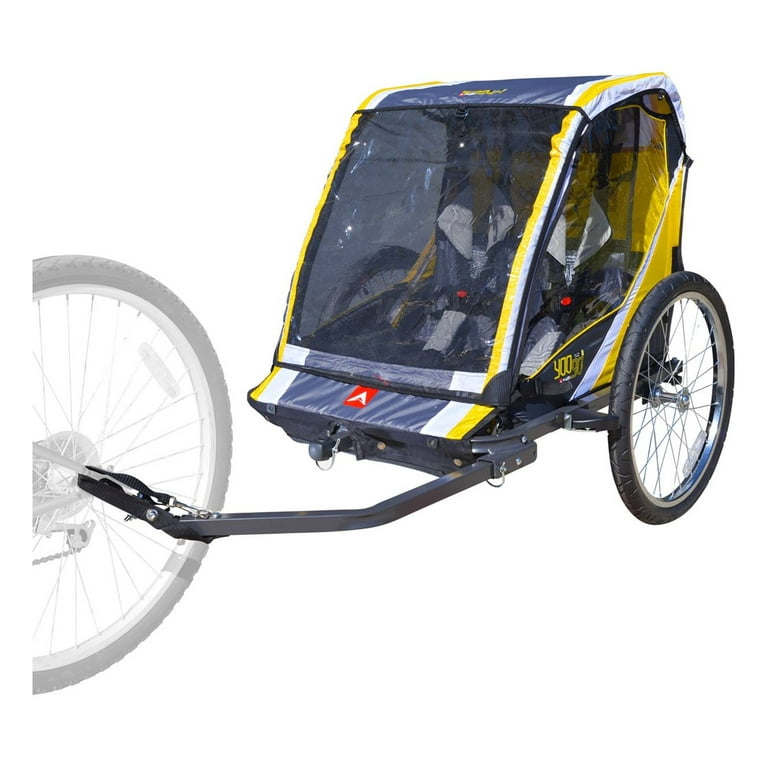 Allen Sports Deluxe Steel 2-Child Bicycle Trailer and Stroller