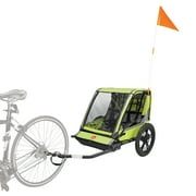 Allen Sports ET2 Two-Wheel Bicycle Trailer, Hi-Viz