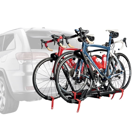 Allen Sports Premier Locking 3-Bicyle Hitch Carrier with Easy Load, Model AR300, Black