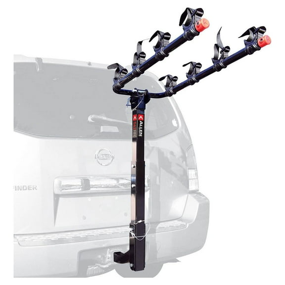 Allen Sports Wobble Free Hitch Deluxe 4 Bike Carrier Car Mount with Folding Arms