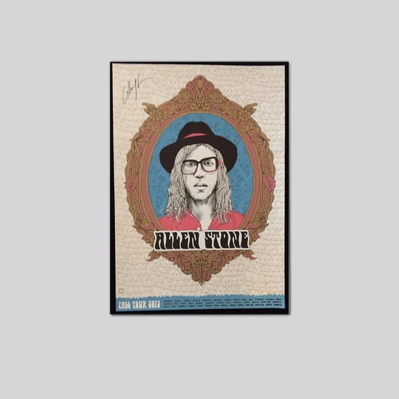 Allen Stone Signed 2012 Tour Poster Size 24''x36'' Goldengate