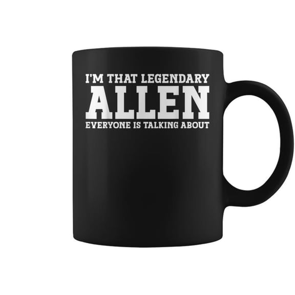 Allen Surname Team Family Last Name Allen Coffee Mugs