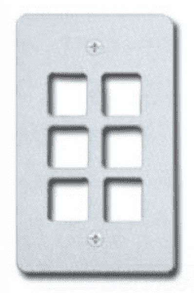 Allen Tel Products AT30-6-09 6 POS FACEPLATE - IVORY - image 1 of 1