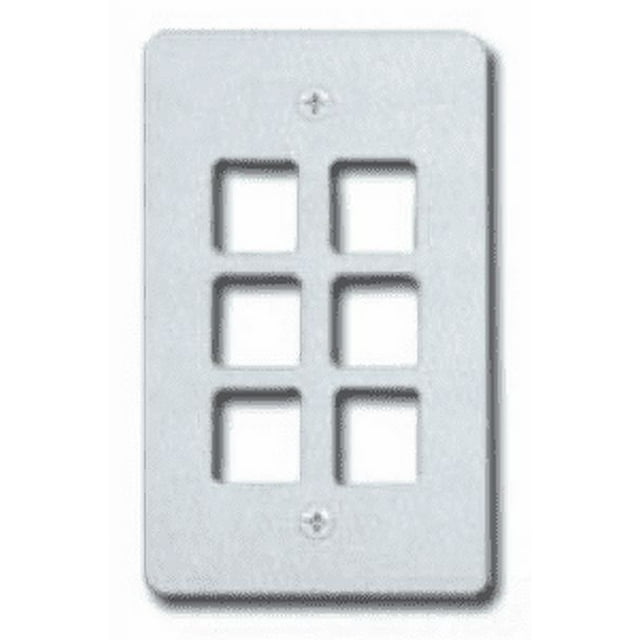Allen Tel Products AT30-6-09 6 POS FACEPLATE - IVORY