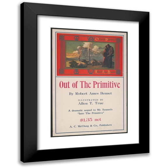 Allen Tupper True 11x14 Black Modern Framed Museum Art Print Titled - Out of the Primitive by Robert Ames Bennet (1911)
