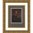 thumbnail image 1 of Allen Tupper True 12x14 Gold Ornate Wood Frame and Double Matted Museum Art Print Titled - Still Warmly Human After a Century (1950), 1 of 4