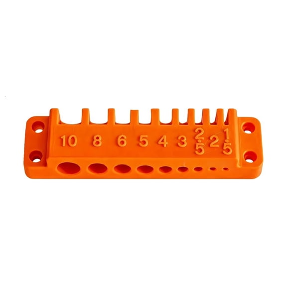 Allen Wrench Storage Holder, Wall Mount Tool with Marked Slots for Garage and Workshop Worktable Setup by LUVNIMB