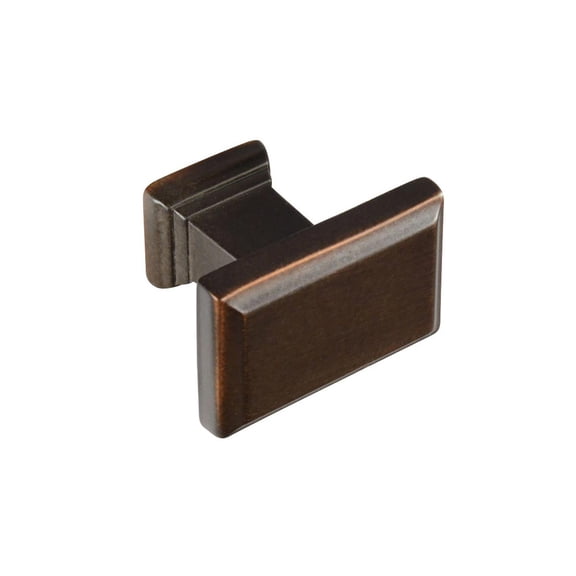 Allen + roth Bronze Rectangular Cabinet Knob - 10 Pack
