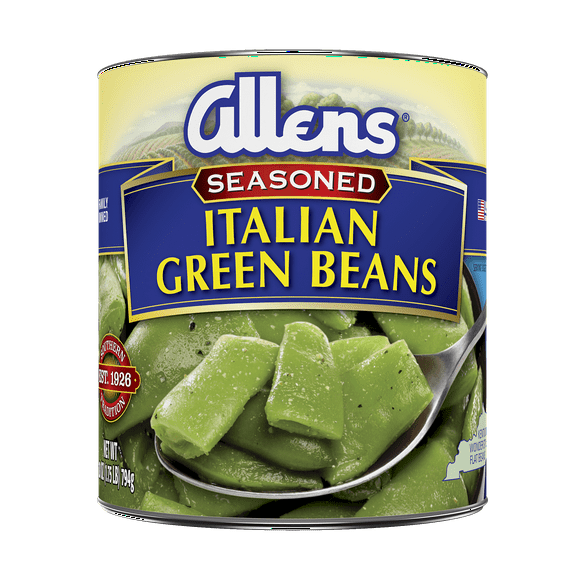 Allen's Canned Seasoned Cut Italian Green Beans, 28 oz , Can