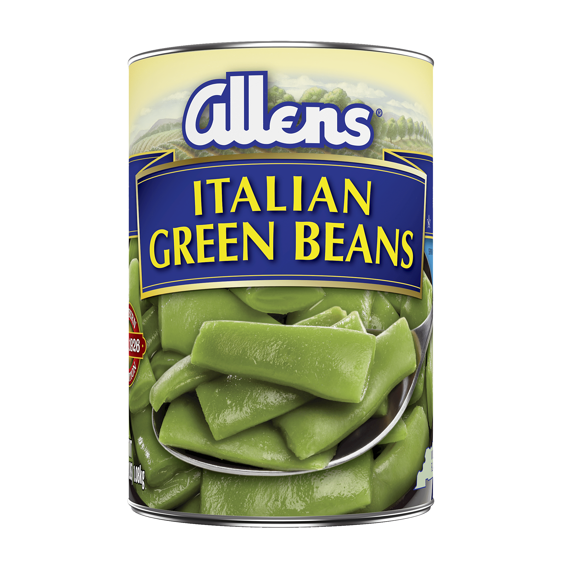 Allen's Italian Green Beans, Canned Vegetables, 38 oz Can