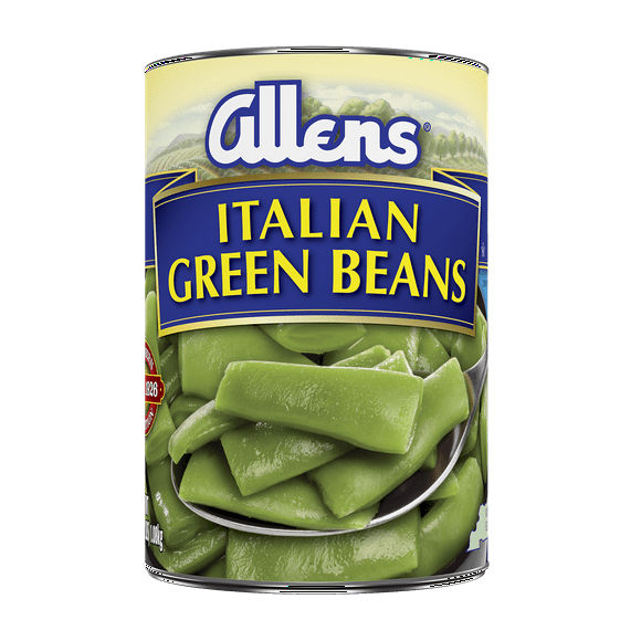 Allen's Italian Green Beans, Canned Vegetables, 38 oz Can