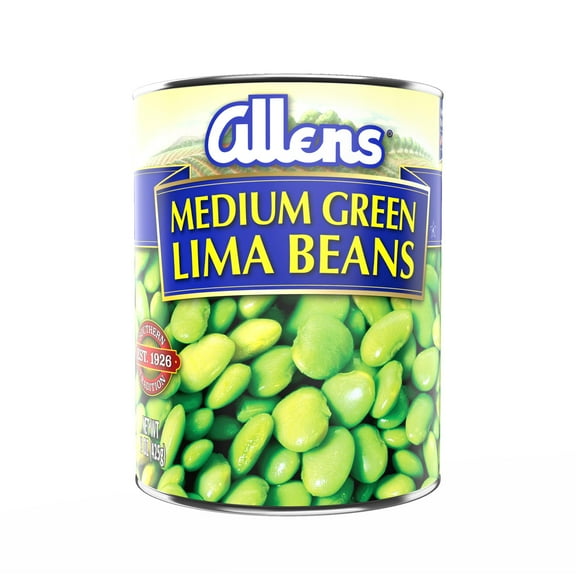Allen's Lima Beans, Canned Vegetables, 15 oz Can
