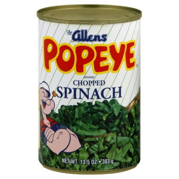 Allens Popeye Chopped Spinach, 14.5000-ounces (Pack KKS1of8)