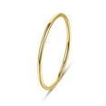 thumbnail image 1 of AllenCOCO 1mm 14K Gold Filled Rings Stackable Dailywear for Women Thin Gold Ring Plain Statement Band Graduation Gifts,Comfort Fit Size 5 to 10, 1 of 6