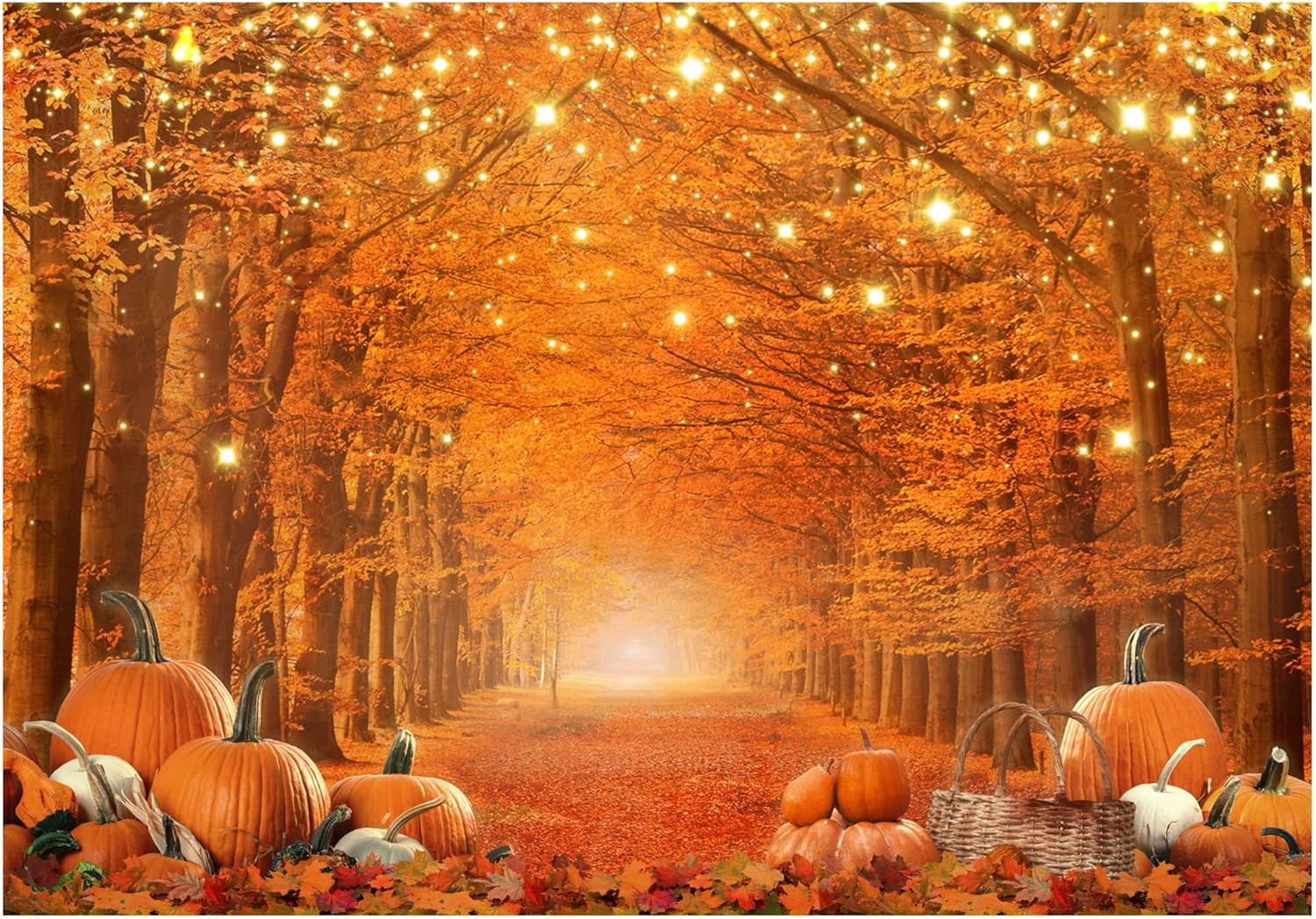 Allenjoy 7 x 5 FT Fall Photography Backdrop Thanksgiving Party Supplies