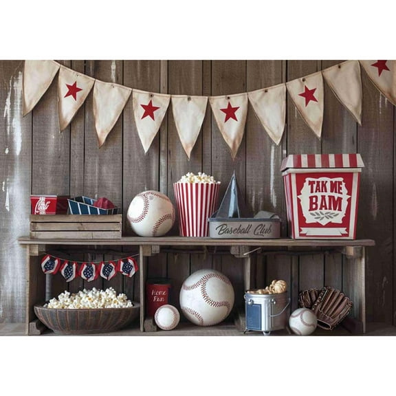 Allenjoy Baseball Club Kids Backdrop