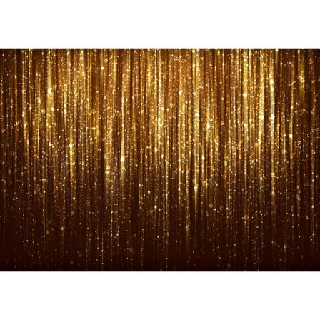 Allenjoy Black and Gold New Year Backdrop