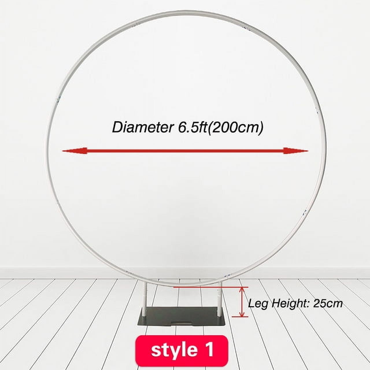 Allenjoy Custom Round Backdrop Stand Birthday Wedding Party Supplies ...