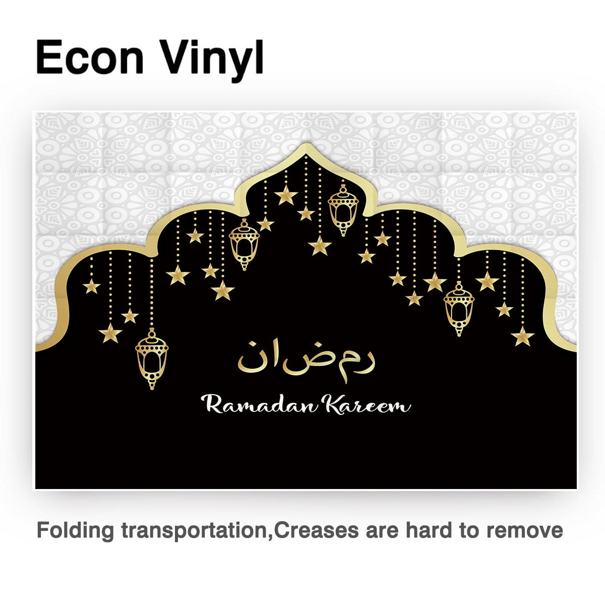 Allenjoy Lantern Ramadan Kareem Photography Background Gold Moon